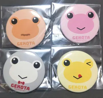 어떤 과학의 초전자포 게코타 캔뱃지 4개 세트