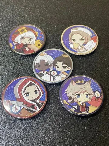 제5인격 1주년 캔뱃지 5개 세트 용병 포토그래퍼 화이트 블랙 무상 외