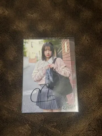 사쿠라바 하루카 브로마이드 러브 트레이닝 의상 사인 포함