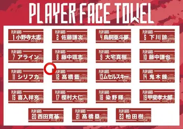 타카하시 아이 산토리 선버즈 오사카 타월 아크릴 스탠드 키링