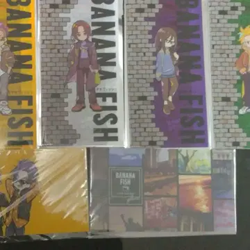 BANANA FISH 바나나 피쉬 8세트 티켓 케이스 캔뱃지