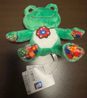 택 포함 새상품 만박 미야쿠미야쿠 개구리 피클스 봉제 인형 비니돌 그린