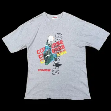 90s 컨버스 래리 존슨 T셔츠 GRANDMAMA 그레이 M 사이즈