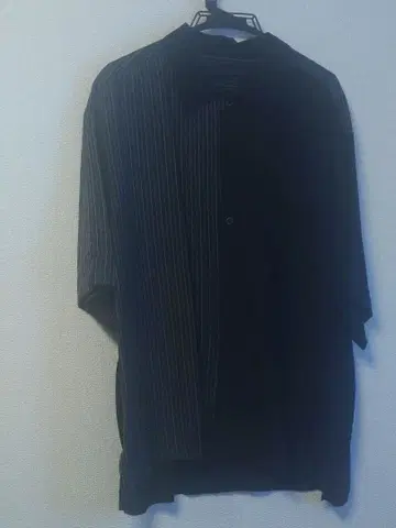 s'yte 셔츠 스트라이프 아지메 숏 슬리브 M