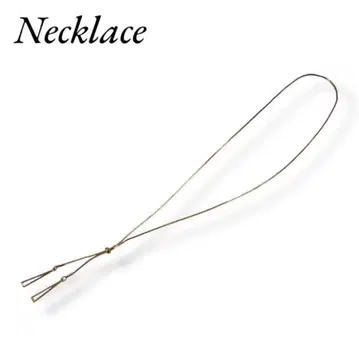 목걸이 골드 루프 타이 조정 가능 샤프 클래식 앤티크