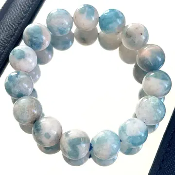 레어! 아쿠아 마린 실리카 팔찌