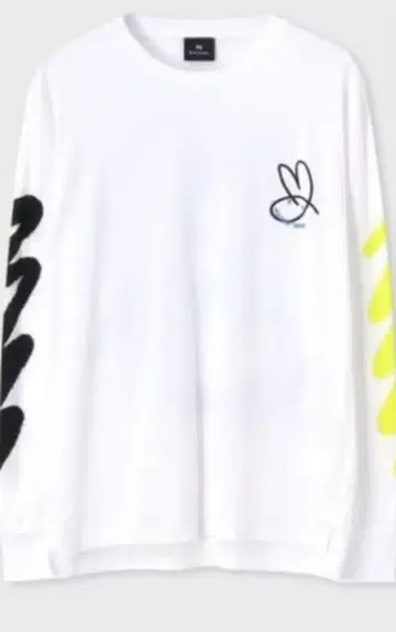 폴 스미스 래빗 프린트 롱 슬리브 티