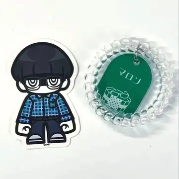 RAB 리얼아키바보이즈 마론 사우나 키링 감사제 스티커