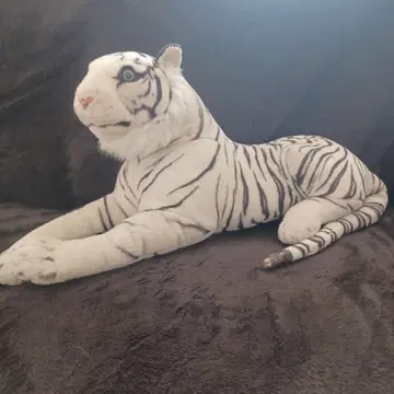 화이트 타이거 봉제 인형 대형