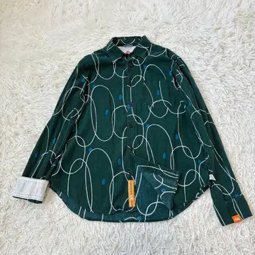 sousou 소우소우 타카시마치지 사카오 직물 올 패턴 셔츠