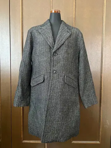 GRANMA MAMA DAUGTHER 울 헤링본 코트