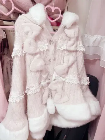 LIZ LISA 핑크 판초