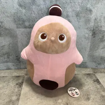 포근한 LOVOT 봉제 인형 BIG 핑크 라보