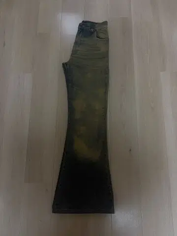 EGON LAB 24SS dirty wash wide leg jeans