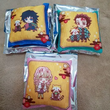 귀멸의 칼날 라스칼 쿠션 배지 쿠션 배지 탄지로 기유 미츠리