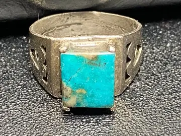 이란 터키석 반지 실버 925 20호