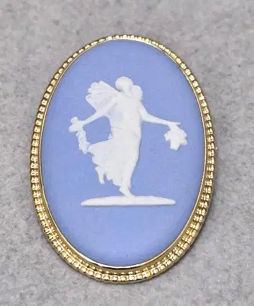 WEDGWOOD 웨지우드 카메오 브로치 C2787