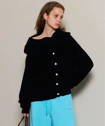 멀티웨이 오프 숄더 니트 풀오버