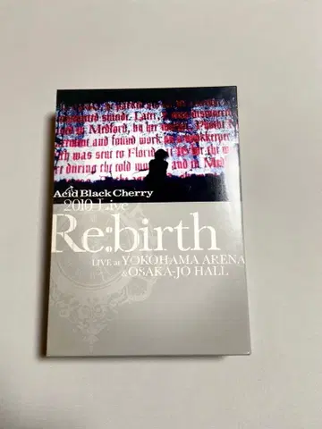 Acid Black Cherry Rebirth 2010 라이브 DVD