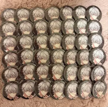 니지산지 ChroNoiR 6주년 쿠츠하 캔뱃지 42개 이타백 a4