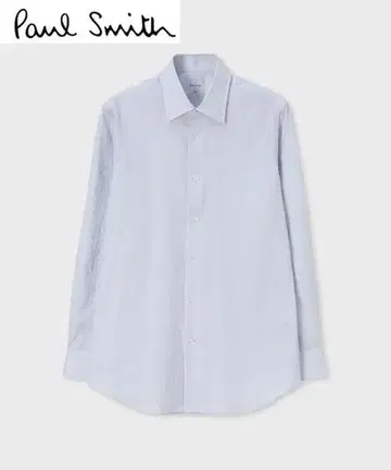 폴스미스 드레스 셔츠 플로럴 자카드 라이트 블루 L 사이즈