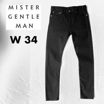 [ 새상품급 ] 미스터 젠틀맨 스키니 블랙 데님 팬츠 [ h13 ]