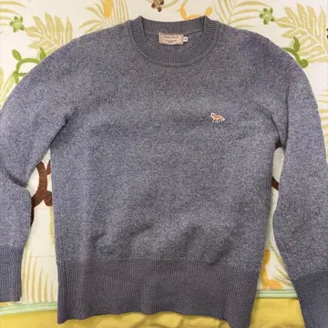 메종 키츠네 그레이 스웨터 M