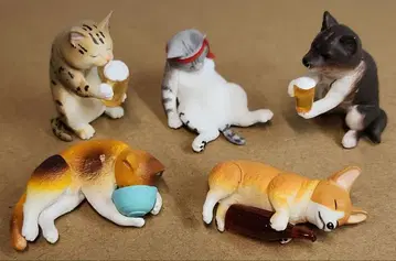 가챠 [ 애프터 5의 동물들 ] 전 5종 세트