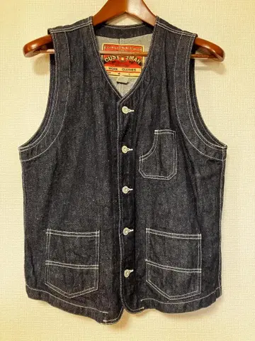 [ 시착만 한 상품 ] CUSHMAN/쿠시맨 10oz 데님 워크 베스트