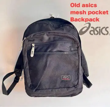 올드 asics 백팩 블랙