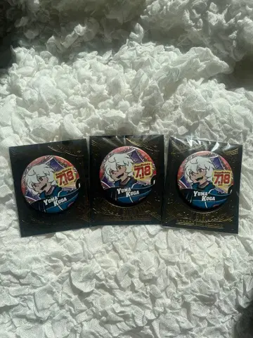 월드 트리거 쿠가 유마 생일 캔뱃지 2021