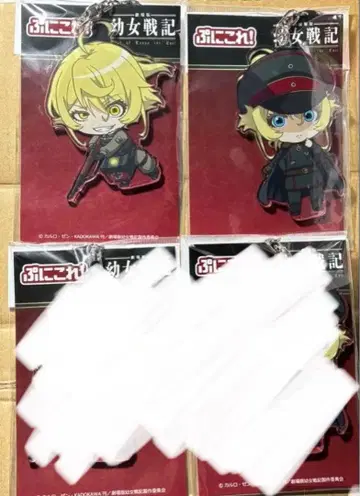 좋아요 불필요 유녀전기 타냐 푸니코레! 아크릴 키링 군복 씩 웃는