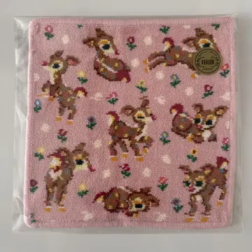FEILER 러브리 밤비노 손수건 핑크 미사용 새상품