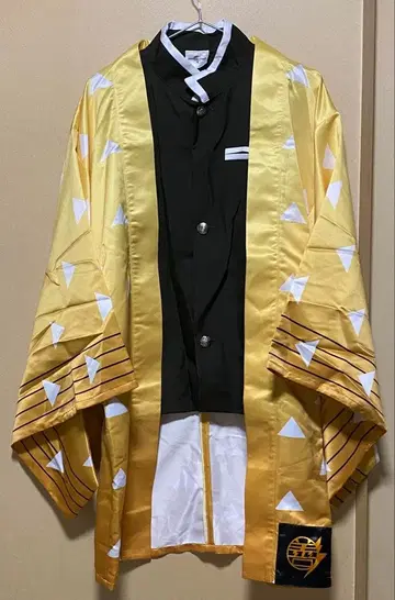 귀멸의 칼날 아가츠마 젠이츠 겉옷 성인 사이즈 USJ