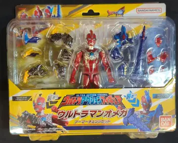 반다이 울트라 액션 피규어 울트라맨 오메가 아머 체인지 세트
