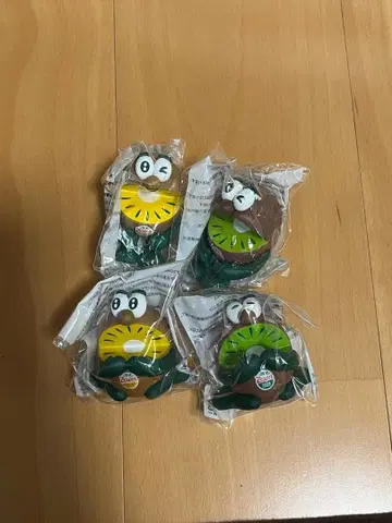 [레어 새상품] 제스프리 키위 브라더스 마스코트 4개 세트