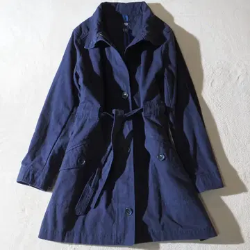 갭 GAP 코튼 코트 인디고 트렌치코트 XL 빅 사이즈