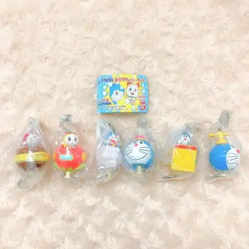 도라에몽 꽃이 떨어지는 키체인 전 6종 풀컴플리트