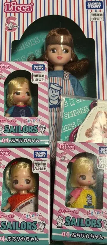 리카짱 제일복권 인형 세트 타카라토미