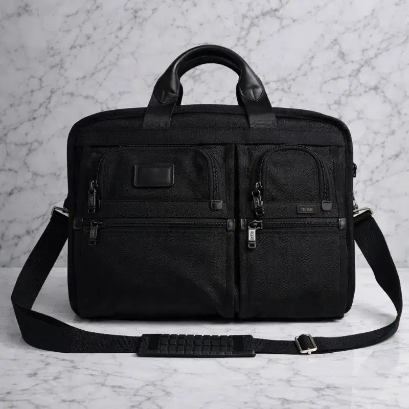 Genuine] Tumi Alpha Slim Deluxe Leather Briefcase Men