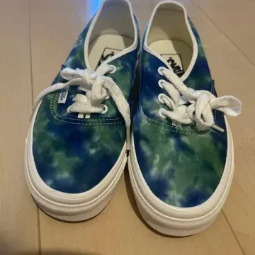 VANS 청록색 타이 다이 스니커즈 24cm