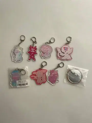 아크릴 키링 캔뱃지 마후마후