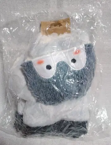 코우펜짱 추운데 대단해! 장갑 손가락 나올 수 있어~