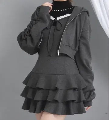 Dear my love rose 프릴 셋업