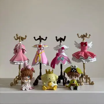 카드캡터 사쿠라 캡슐 토르소 마네킹 크로우 카드 마스코트 모음