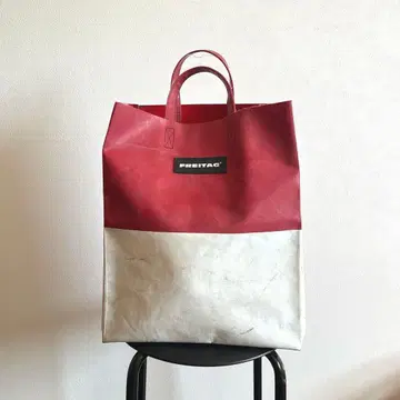 FREITAG MIAMI VICE 토트백 레드/화이트