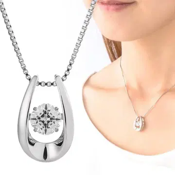 크로스포 뉴욕 댄싱스톤 해피니스 펜던트 목걸이