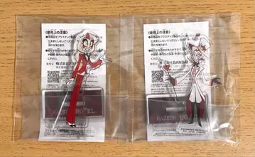 [ 해즈빈 호텔 ] 찰리 & 루시퍼 아크릴 플레이트 스탠드 포함