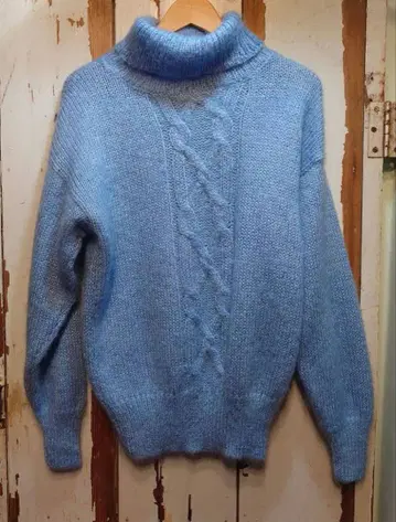 US 구제 의류 C.WEBB&CO. 모헤어 니트 터틀넥 M