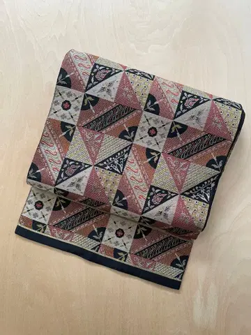 앤티크 후쿠로 오비 아르데코 직조 후쿠로 나고야 오비